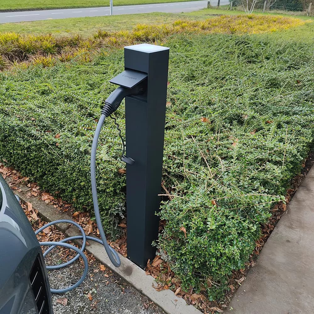 Installatie van een laadpaal